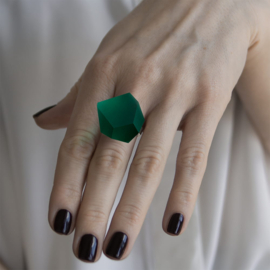Fruit Bijoux ringtop "Emerald green"