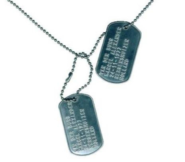 US-Dogtag: 2 plaatjes