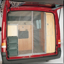 Muggenhor achterklep Transit Nugget vanaf 2002
