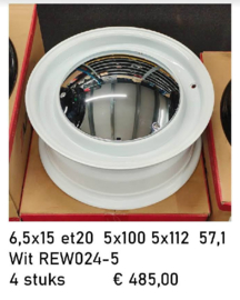 Retro Lichtmetalen wielen Smoothies /Moon discs/ Moonshiners 6.5x15 5x100-5x112