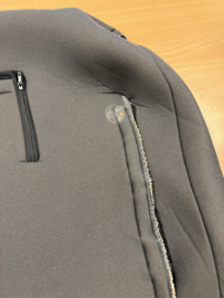 Stoffen beschemhoes voor matras achter achterbank, gebruikt (66)