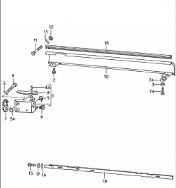 afsluitstripschuifdeurrails T2/T3