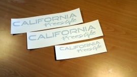 California Freestyle stickerset