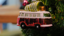 Kerstbal VW T1 kerstboom