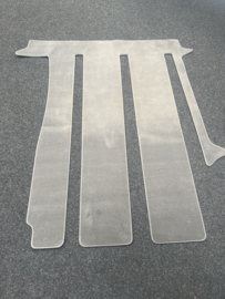 Mat T5/T6 muisgrijs - 3 rails - keurig gebruikt