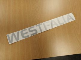 Sticker  Westfalia 35,5 x 4,3 cm, Antraciet of zilver