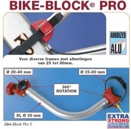 Bike Block Pro 4 zwart of rood