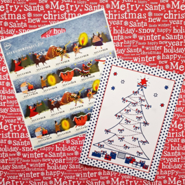 Kerstkaarten en postzegels