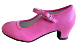 Spaanse schoenen fel roze fuchsia