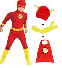 Dc Comics Verkleedpak The Flash Jongens Rood/geel 4-delig