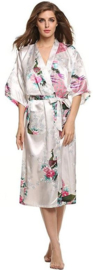 Chinese Kimono wit met opdruk dames