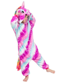 Eenhoorn Unicorn Onesie paars + GRATIS ketting