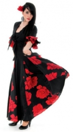 Spaanse jurk Rosa Deluxe dames
