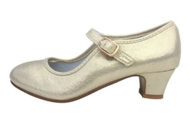 Spaanse schoenen goud parelmoer