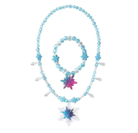 Elsa set ketting sneeuwvlok + armband