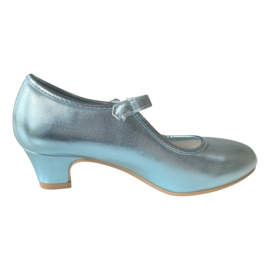 Spaanse schoenen blauw glamour 
