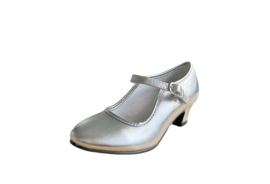 Spaanse schoenen zilver