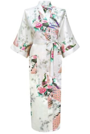 Chinese Kimono wit met opdruk dames