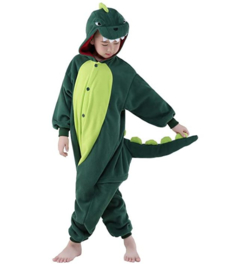 Onesie Draak huispak groen + GRATIS hanger