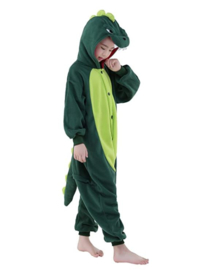 Onesie Draak huispak groen + GRATIS hanger