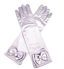 Handschoenen prinsessen licht paars voor kinderen