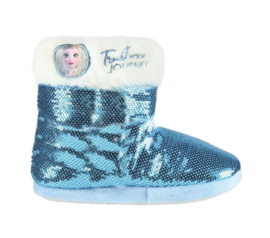 Disney Frozen 2 Elsa sloffen boots bont blauw