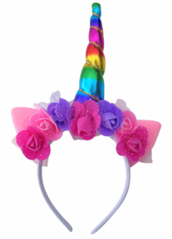 Eenhoorn unicorn haarband met licht