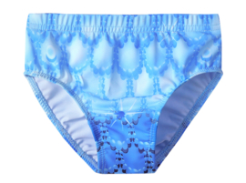Zeemeermin staart + bikini blauw + GRATIS krans