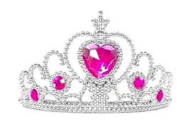 Prinsessen kroon fel roze
