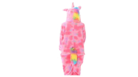 Eenhoorn Unicorn Onesie roze + GRATIS ketting