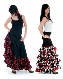 Flamenco rok dames met volantes Luxe