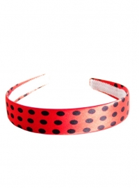 Spaanse haarband / diadeem, rood/zwart