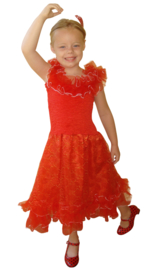 Prinsessenkleedje Rood - La Señorita