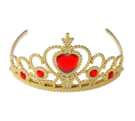Prinsessenkleedje licht geel Luxe + GRATIS kroon