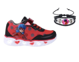 Ladybug Sneakers met lichtjes + armband