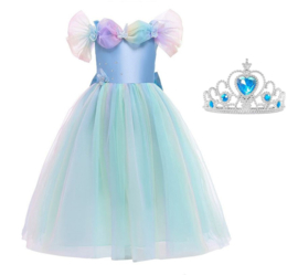 Prinsessenjurk blauw - SHOP THE LOOK - Actie