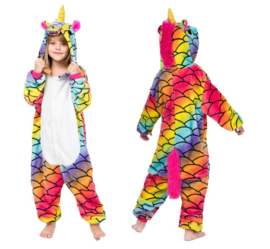 Eenhoorn Unicorn Onesie zeemeermin + GRATIS ketting