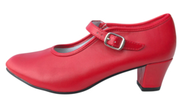 Spaanse schoenen rood dames