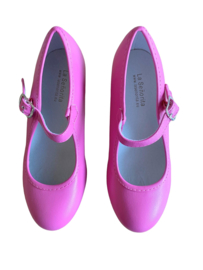 Spaanse schoenen fel roze fuchsia