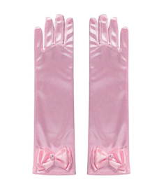 Handschoenen prinsessen licht roze voor kinderen
