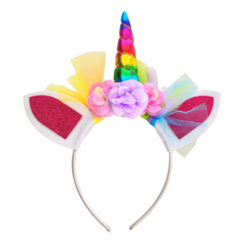 Eenhoorn Unicorn haarband regenboog Deluxe