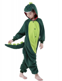 Onesie Draak huispak groen + GRATIS hanger