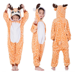 Onesie hert/eland huispak rendier + GRATIS hanger