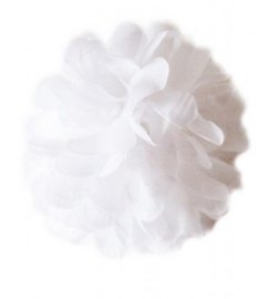 Spaanse haar bloem wit XL