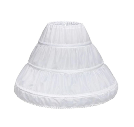 Onderrok Petticoat volume meisjes wit