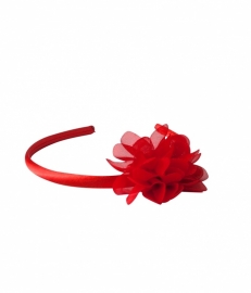 Spaanse haarband rode bloem