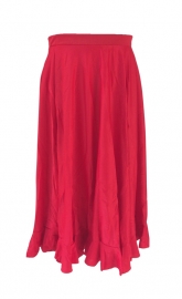 Spaanse flamenco rok meisjes rood