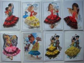 Spaanse flamenco kaart
