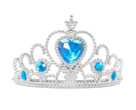 Prinsessen kroon blauw