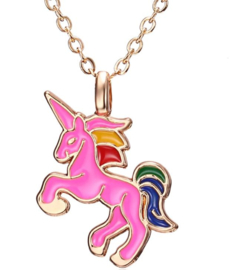 Eenhoorn bikini Unicorn licht roze + GRATIS ketting